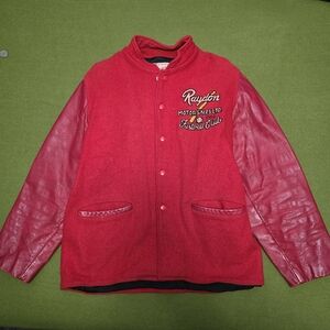 1966 Marv Holland Red Varsity Jacket